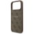Etui Guess iPhone 17 Pro Max 4G Ring Classic Logo Brązowe - MagSafe