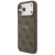Etui Guess iPhone 17 Pro Max 4G Ring Classic Logo Brązowe - MagSafe