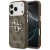 Etui Guess iPhone 17 Pro 4G Big 4G Classic Logo Brązowe - Srebrna Ramka