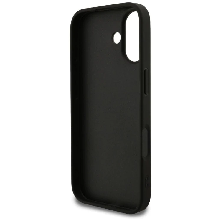 Etui Guess iPhone 17 4G Metal Gold Logo Czarne - Luksusowy Case