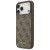 Etui Guess iPhone 17 Pro Max 4G Metal Gold Logo Brązowe - Luksusowy Case