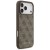 Etui Guess iPhone 17 Pro Max 4G Metal Gold Logo Brązowe - Luksusowy Case