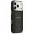 Etui Guess iPhone 17 Pro 4G Stripe Czarne - MagSafe Złota Ramka