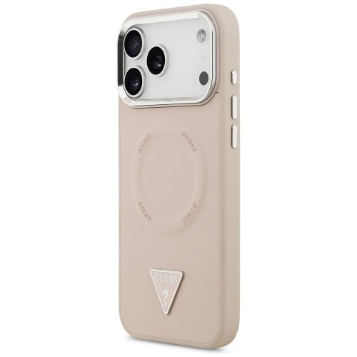 Etui Guess iPhone 17 Pro Max Triangle Logo Różowe - MagSafe