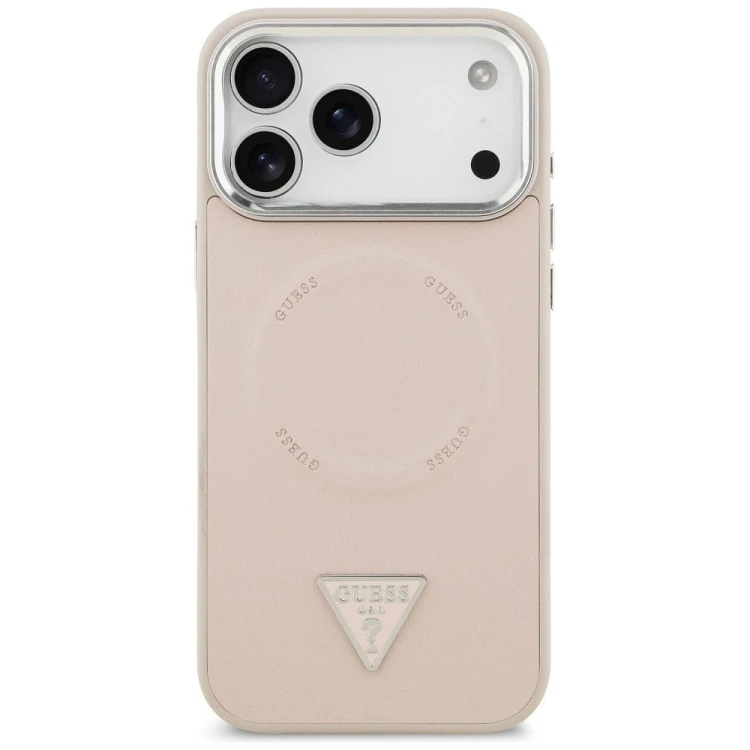 Etui Guess iPhone 17 Pro Max Triangle Logo Różowe - MagSafe