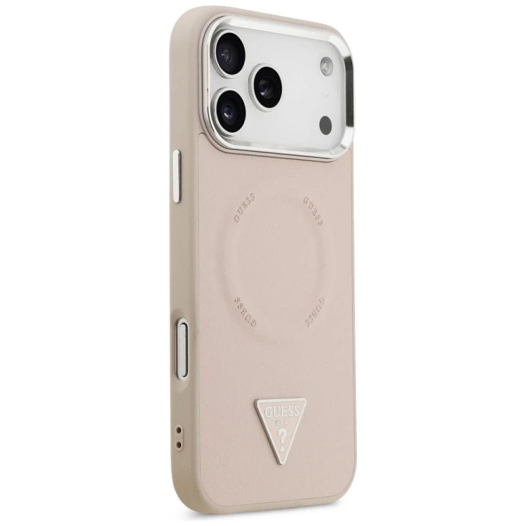 Etui Guess iPhone 17 Pro Max Triangle Logo Różowe - MagSafe