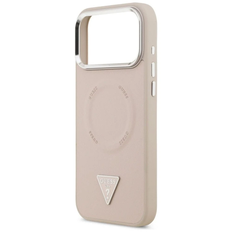 Etui Guess iPhone 17 Pro Max Triangle Logo Różowe - MagSafe