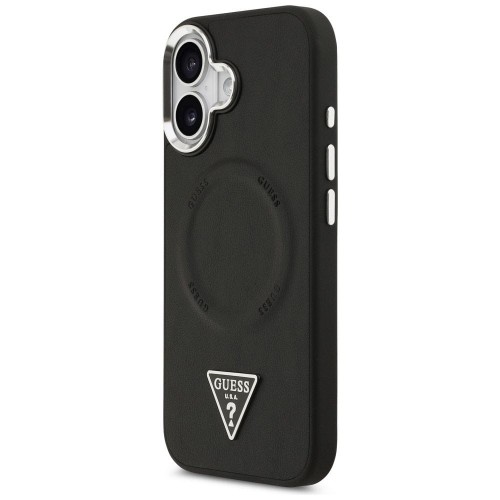 Etui Guess iPhone 17 Triangle Logo Czarne - MagSafe