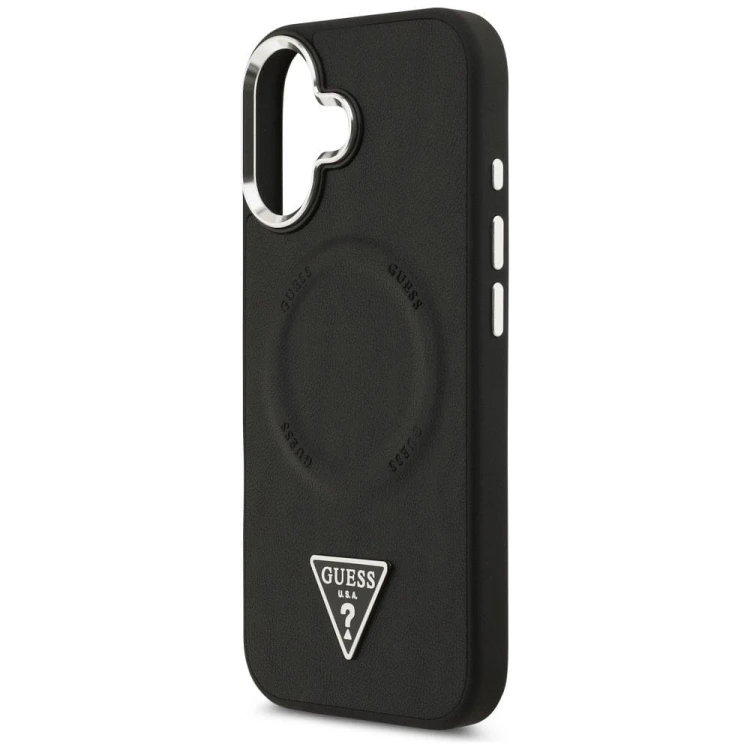 Etui Guess iPhone 17 Triangle Logo Czarne - MagSafe