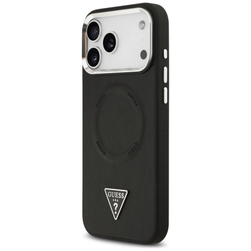 Etui Guess iPhone 17 Pro Triangle Logo Czarne - MagSafe