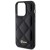 GUESS futerał iPhone 15 Pro Max Quilted Metal Logo czarny – eleganckie etui ochronne