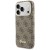 Etui Guess iPhone 17 Pro Max 4G Script Brązowe - MagSafe Case