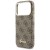 Etui Guess iPhone 17 Pro Max 4G Script Brązowe - MagSafe Case