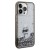 Luksusowe etui Karl Lagerfeld do iPhone 13 Pro Max Liquid Glitter Choupette – transparentne