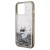 Luksusowe etui Karl Lagerfeld do iPhone 13 Pro Max Liquid Glitter Choupette – transparentne