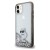 Luksusowe etui Karl Lagerfeld do iPhone 11 Liquid Glitter Choupette – transparentne