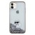 Luksusowe etui Karl Lagerfeld do iPhone 11 Liquid Glitter Choupette – transparentne