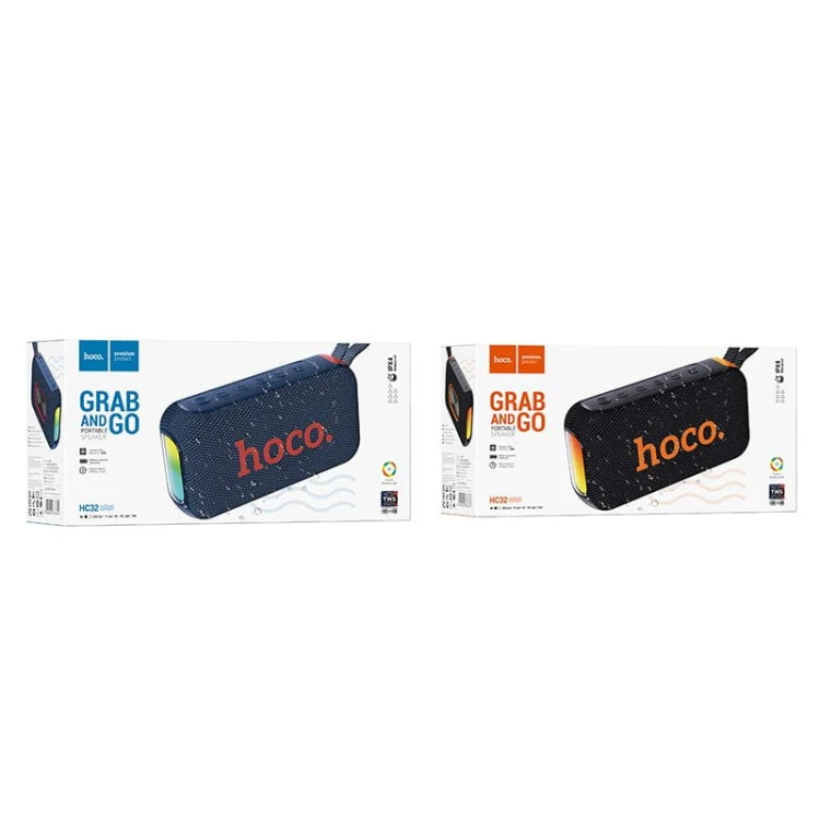 Potężny głośnik bezprzewodowy Hoco HC32 20W (2 x 10W) – czarny