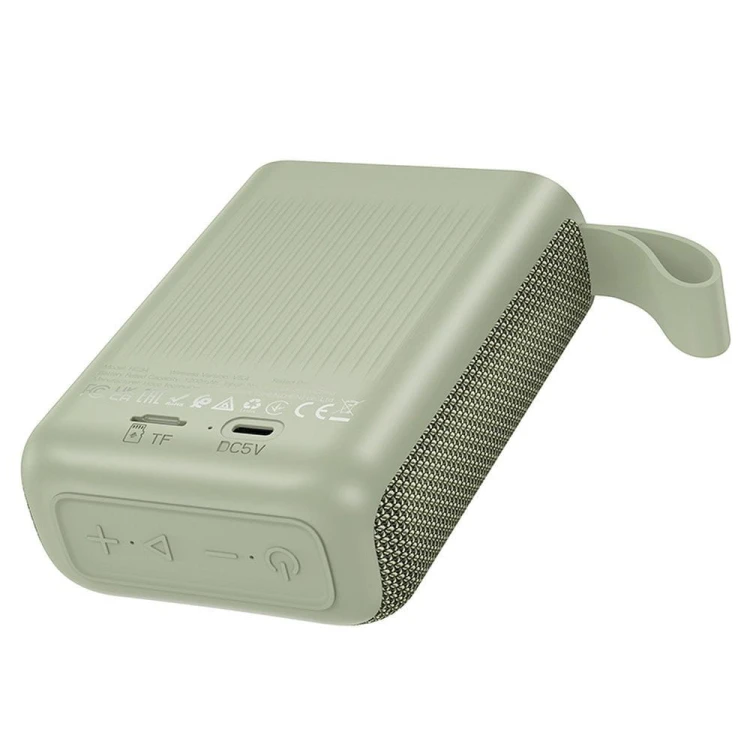 Przenośny głośnik bezprzewodowy Hoco HC34 5W Bluetooth – zielony
