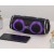 Przenośny głośnik bezprzewodowy Hoco HC12 10W z podświetleniem LED RGB – czarny