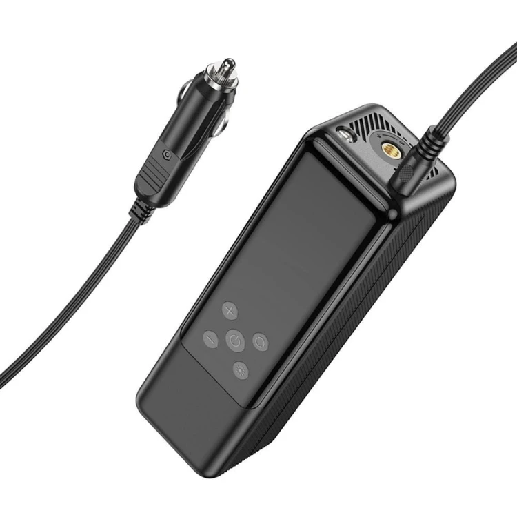 Przenośny kompresor samochodowy Hoco ZP5 – czarny (12V / 3.5 Bar)