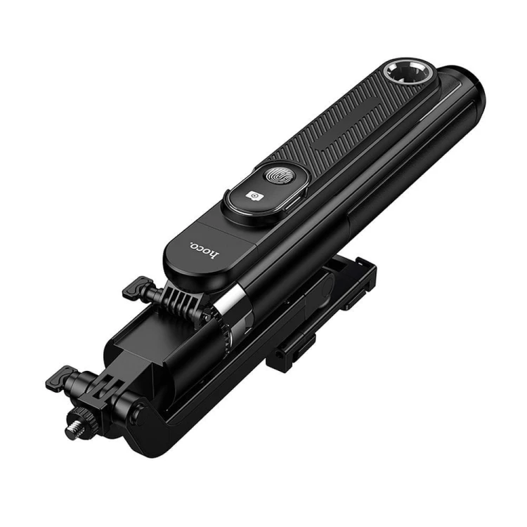 Inteligentny Selfie Stick Hoco K32 Tripod 1,81 m z automatycznym śledzeniem twarzy AI – czarny