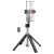 Selfie Stick Hoco K18 Fourpod z bezprzewodowym pilotem Bluetooth – czarny