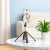 Selfie Stick Hoco K18 Fourpod z bezprzewodowym pilotem Bluetooth – czarny