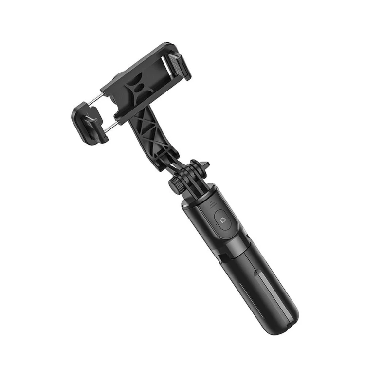 Selfie Stick Hoco K17 Tripod z bezprzewodowym pilotem Bluetooth – czarny
