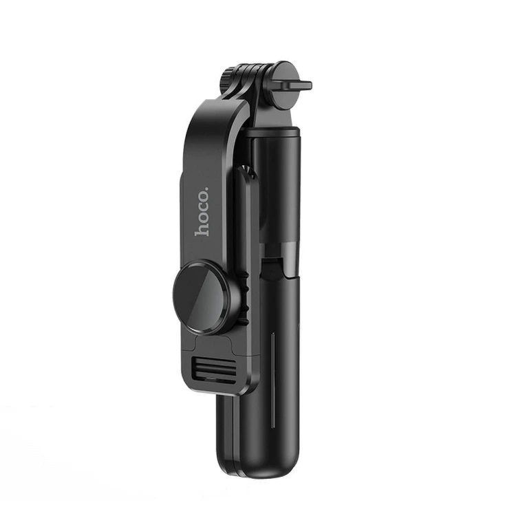 Selfie Stick Hoco K17 Tripod z bezprzewodowym pilotem Bluetooth – czarny