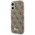 GUESS futerał iPhone 17 4G Script MagSafe brązowy – ekskluzywne etui