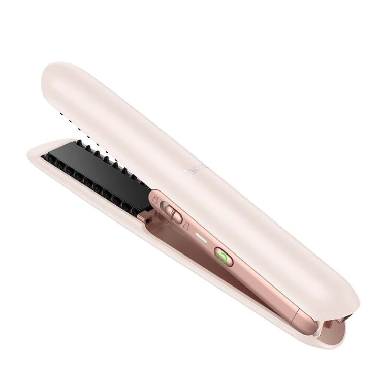 Bezprzewodowa prostownica do włosów Hoco HP46 4000 mAh – różowa