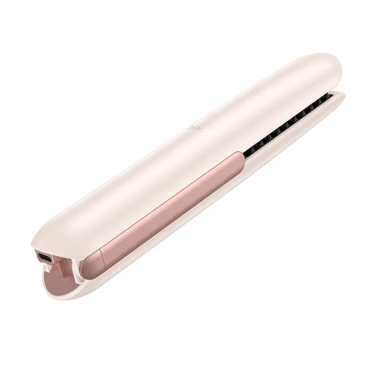 Bezprzewodowa prostownica do włosów Hoco HP46 4000 mAh – różowa