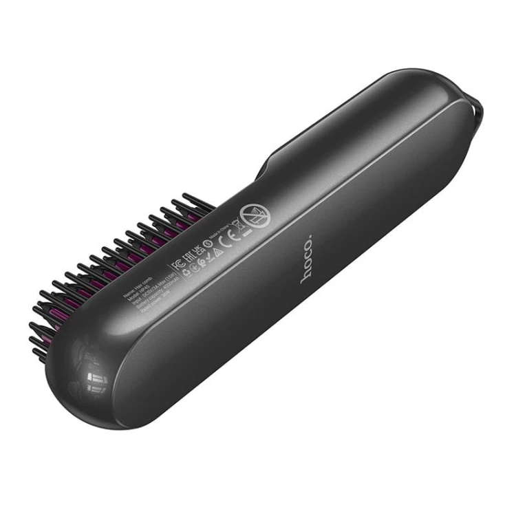 Bezprzewodowa prostownica do włosów z grzebieniem Hoco HP45 4000 mAh – szara