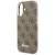 GUESS futerał iPhone 17 4G Script MagSafe brązowy – ekskluzywne etui
