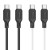 Szybkoładujący kabel USB-C do USB-C Hoco X90 60W Power Delivery – czarny (1 m)