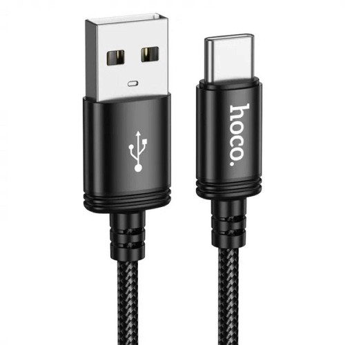 Długi kabel USB-A do USB-C Hoco X91 3 m – czarny (3A)