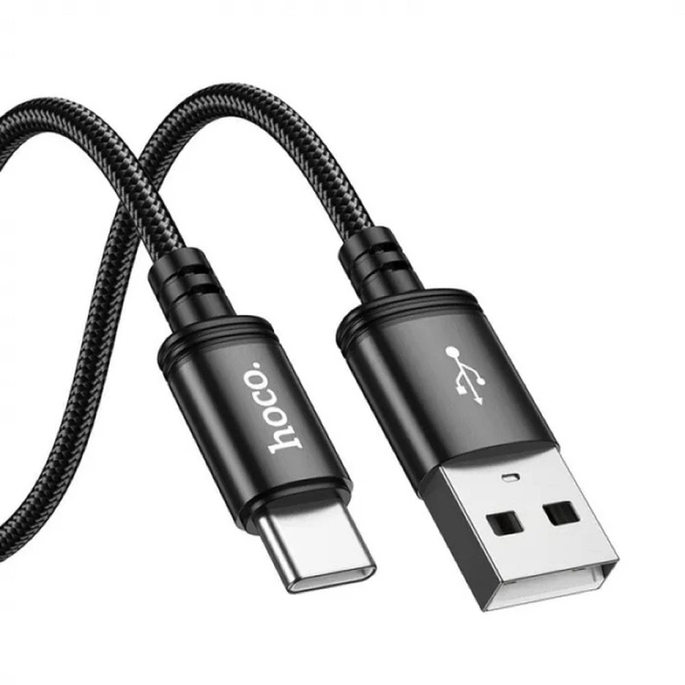 Długi kabel USB-A do USB-C Hoco X91 3 m – czarny (3A)