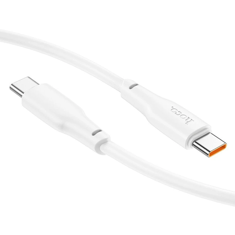 Kabel szybkoładujący USB-C do USB-C Hoco X93 100W – biały (2 m)