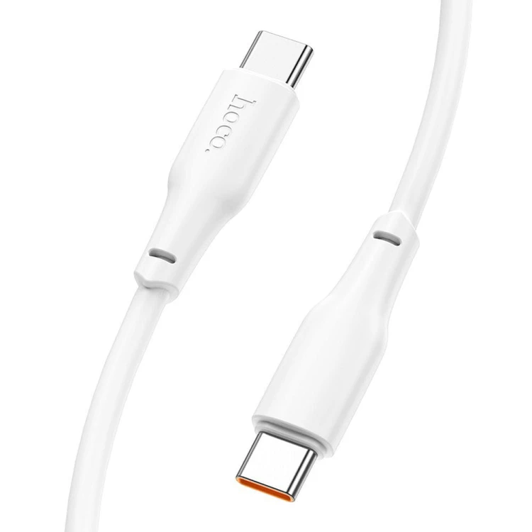 Kabel szybkoładujący USB-C do USB-C Hoco X93 100W – biały (1 m)