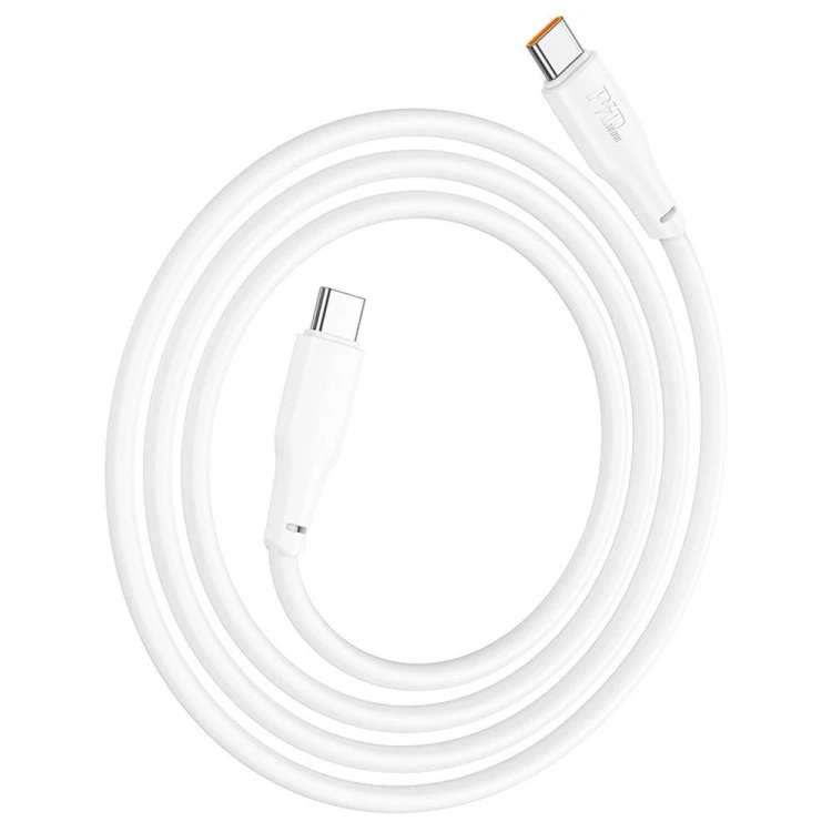 Kabel szybkoładujący USB-C do USB-C Hoco X93 100W – biały (1 m)