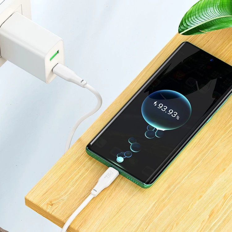 Kabel szybkoładujący USB-C do USB-C Hoco X93 100W – biały (1 m)