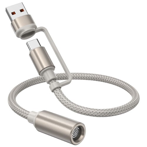 Kabel z funkcją zapalniczki żarowej Hoco UA38B USB-A / USB-C – złoty (30 cm)