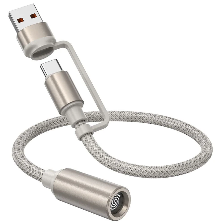 Kabel z funkcją zapalniczki żarowej Hoco UA38B USB-A / USB-C – złoty (30 cm)