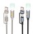 Przenośna lampka LED Hoco UA38C ze złączem USB-A / USB-C – złota (30 cm)