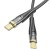 Szybkoładujący kabel USB-C do USB-C Hoco U121 60W Power Delivery – czarny (1,2 m)