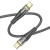 Szybkoładujący kabel USB-C do USB-C Hoco U121 60W Power Delivery – czarny (1,2 m)