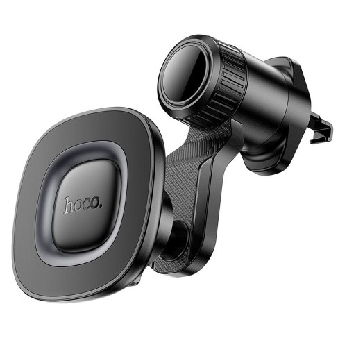 Magnetyczny uchwyt samochodowy Hoco H74 do kratki nawiewu (zgodny z MagSafe) – czarno-szary
