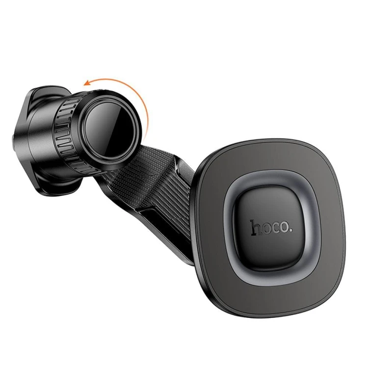 Magnetyczny uchwyt samochodowy Hoco H74 do kratki nawiewu (zgodny z MagSafe) – czarno-szary