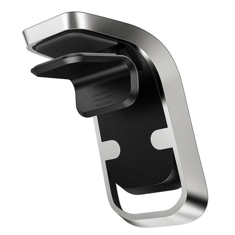 Magnetyczny uchwyt samochodowy do kratki nawiewu Hoco CA74 – czarno-srebrny